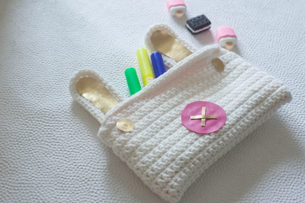 a paso – Cartera conejito crochet – Comando Craft